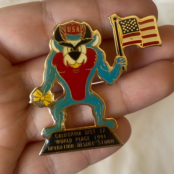 Operation Desert Storm USA 1991 Pin - Picture 1 of 4